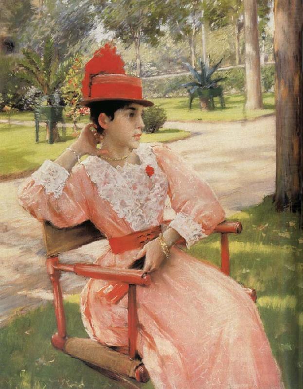 Park in the afternoon, William Merritt Chase